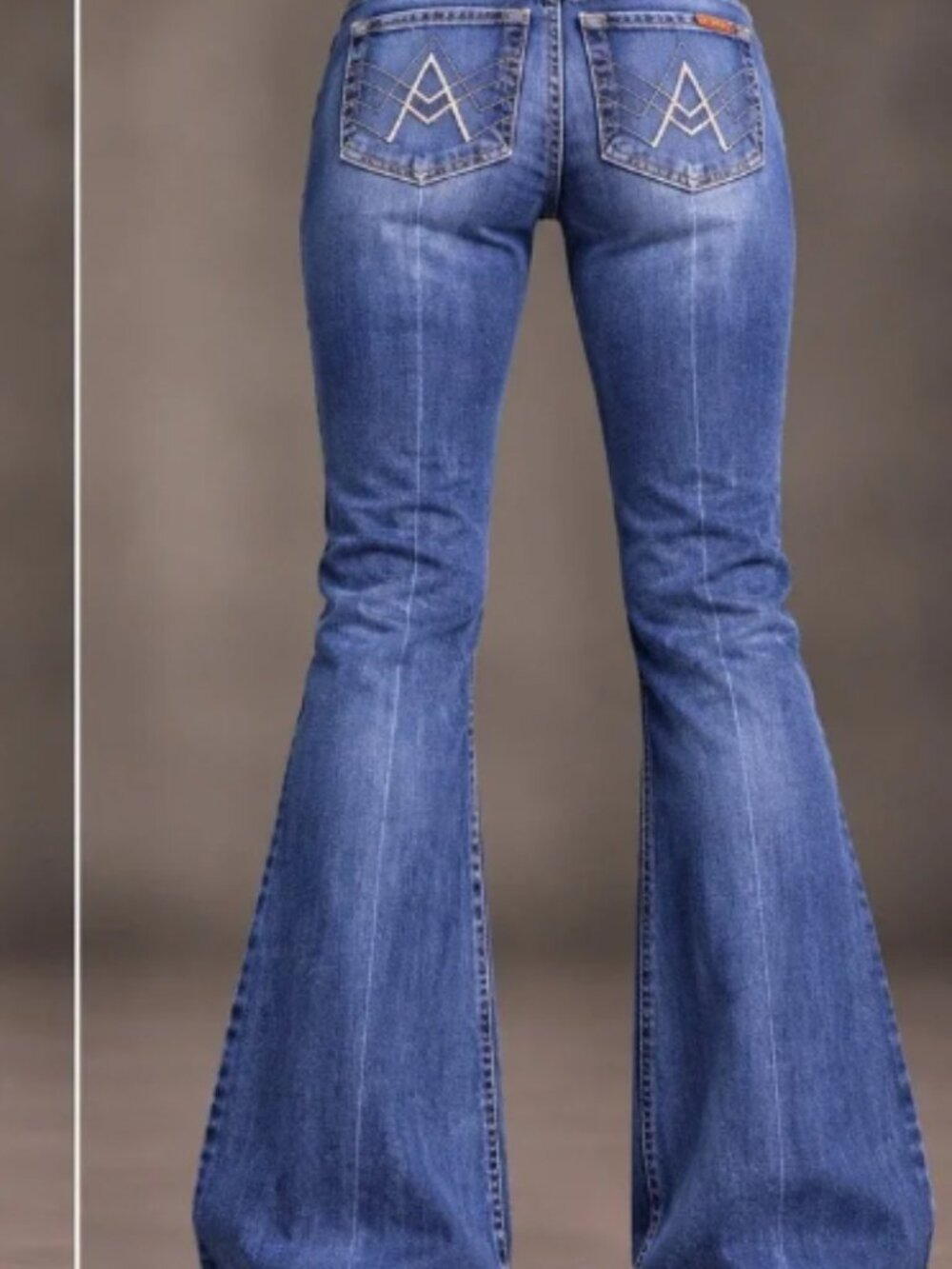 7 for all Mankind Y2K flare boot jeans Size 26 - Picture 10 of 11